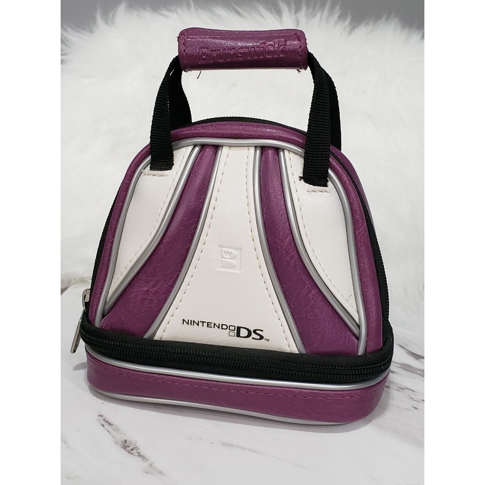 Nintendo DS (2008) Brunswick Mini Bowling Bag Carry Case Purple